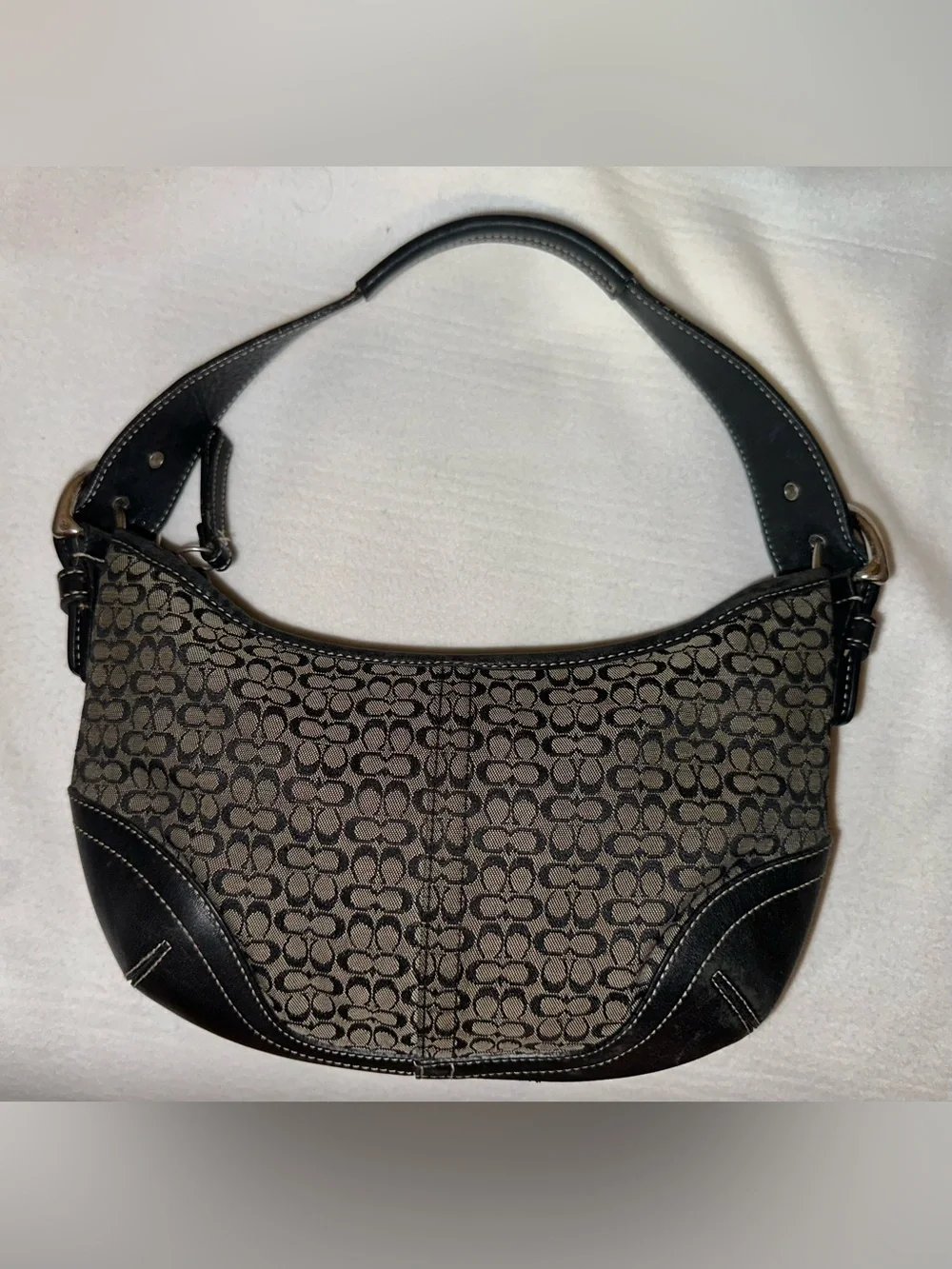Vintage Y2K Coach Signature C Shoulder Bag